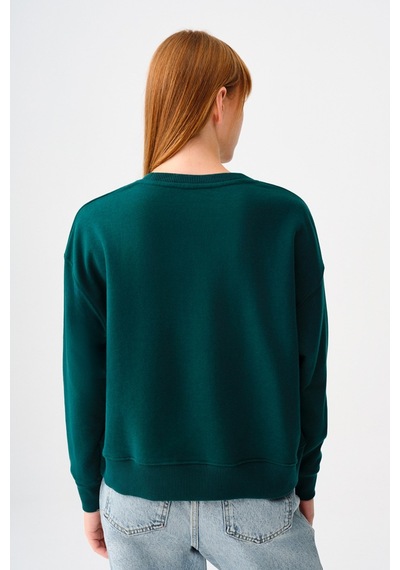 Loft Kadın Sweatshirt Mor