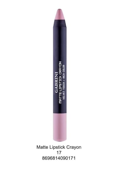 Matte Lipstick Crayon 17 Çok Renkli
