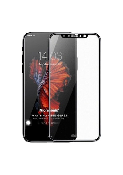 Apple iPhone Uyumlu   Xs Seramik Max Matte Flexible Ekran Koruyucu Cam