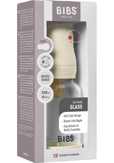 Bibs Baby Bottle Comp. Set Biberon Ivory 120 Ml