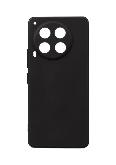 Zore Tecno Camon 30 Kılıf Omsy Biye Silikon - Siyah