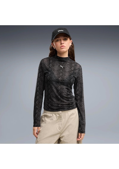 Puma Snake Aop Kadın Siyah Sweatshirt 638749-01