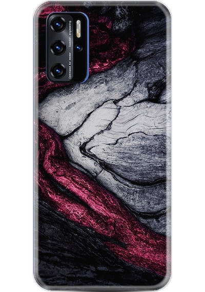 Reeder P13 Blue 2021 Kılıf Boyun Askılı Purple Gray Marble 1617