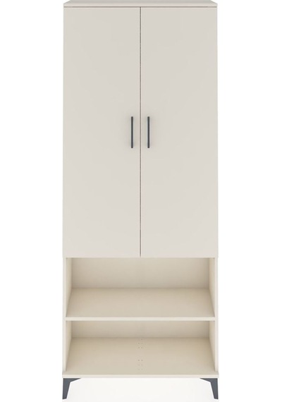 Arges Dolap 3 Raflı 2 Kapaklı Tek Askılı 88x30x221 Aytaşı-aytaşı Aytaşı