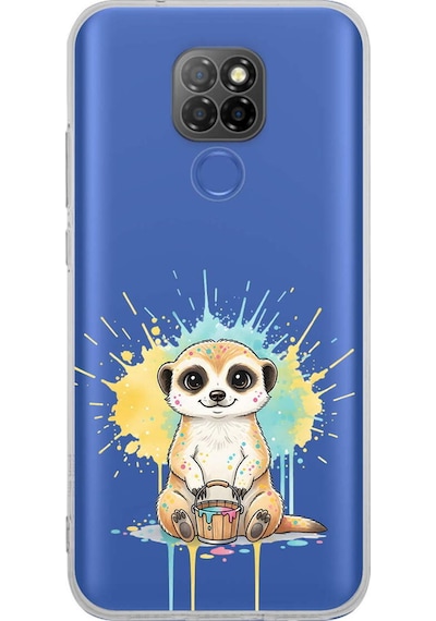 General Mobile Gm 20 İle Uyumlu Splash Mirket Tasarımlı Şeffaf Silikon Kılıf 051h