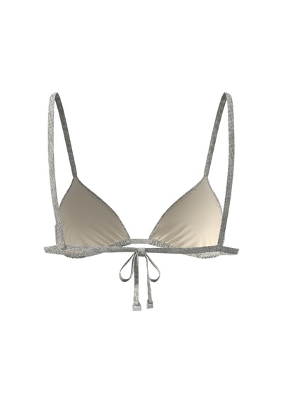 Calvin Klein Kadın Gri Üçgen Bikini Üstü-13342 Gri