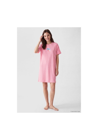 LC Waikiki Alıta Cıty Farkıyla Lcw Dream Pembe Penye Çizgili Kısa Kollu Kadın Gecelik Pembe - 930179652 Pembe LC Waikiki Alıta Cıty Farkıyla Lcw Dream Pembe Penye Çizgili Kısa Kollu Kadın Gecelik Pembe - 930179652 Pembe