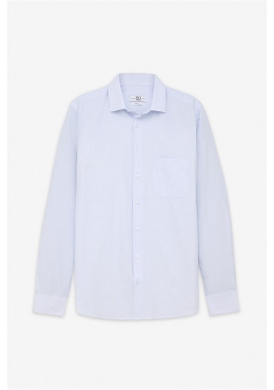 Süvari Buz Mavi Regular Klasik Yaka Casual Gömlek Gm2025300052-m01 Buz Mavi