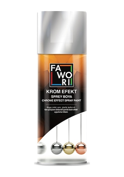 Fawori Krom Efektli Sprey Boya 400 ml - Altın