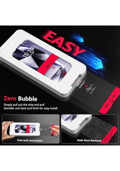 Aksesuar Galaxy S24 Ultra Hayalet Ekran Koruyucu Otomatik Hizalama Ekstra Güçlendirilmiş Kırılmaz Cam Galaxy S24 Ul