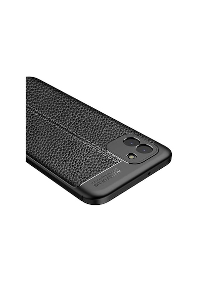 Zore Galaxy Uyumlu A03 Kılıf Niss Silikon Kapak - Siyah Siyah