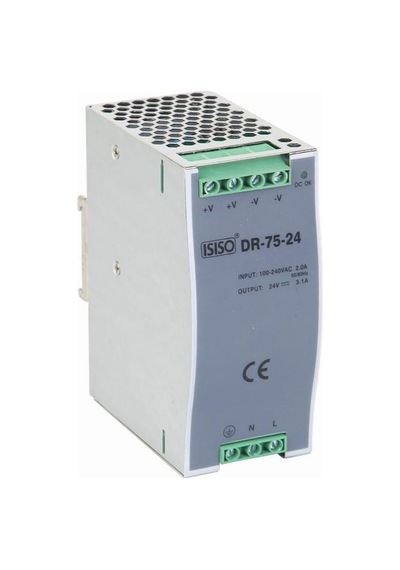 Idr-75-24 - 75W 24Vdc 3.2A Raya Montajlı Güç Kaynağı