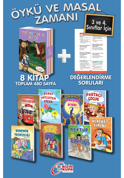 Öykü Ve Masal Zamanı Dizisi Kutulu 8 Kitap