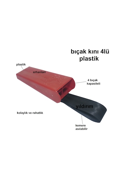 Bıçak Kını Kurban Bıçağı Kasap Bıçak Kını 4lü