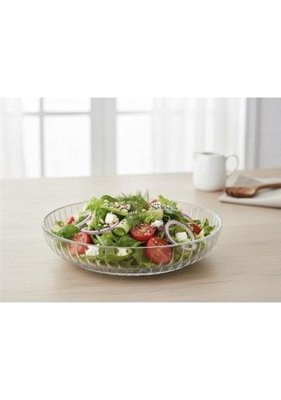 Fenomen Cam Kase - 24 Cm - Meyvelik - Salata Kasesi Çok Renkli