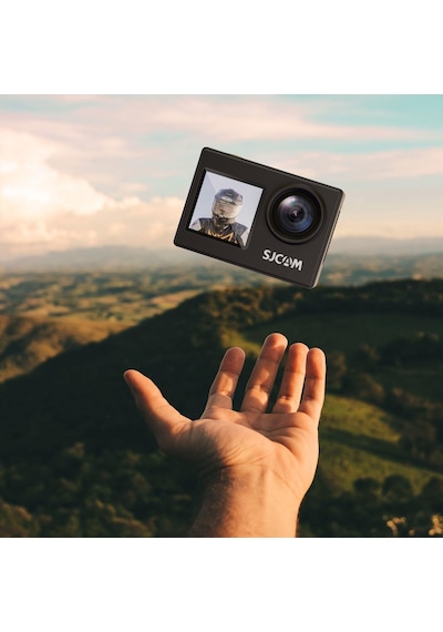 Sjcam Sj4000 Dual Screen Wifi 4k Aksiyon Kamerası Siyah