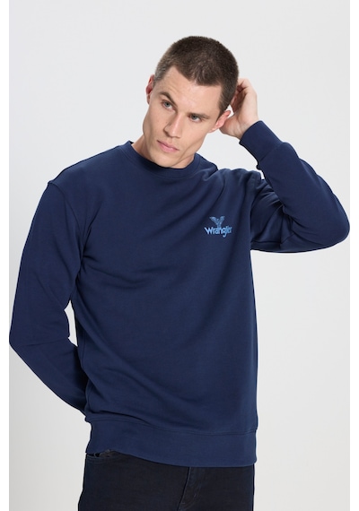 Wrangler Regular Fit Normal Kesim Bisiklet Yaka %100 Pamuk Lacivert Sweatshirt W6895935358 Navy Wrangler Regular Fit Normal Kesim Bisiklet Yaka %100 Pamuk Lacivert Sweatshirt W6895935358 Navy