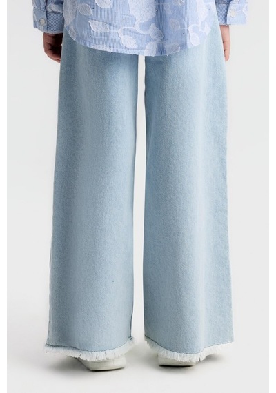 Xo Kids Kız Çocuk Jean Pantolon 8-14 Yaş 51703 Açık Mavi