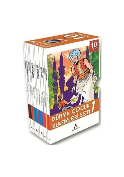 Dünya Çocuk Klasikleri Seti  - 1 (10 Kitap)- Aperatif Kitap