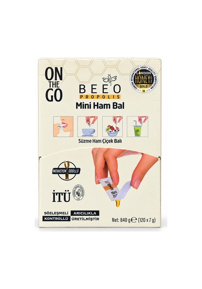 Beeo Ham Süzme Çiçek Balı Mini 7g 120 Adet