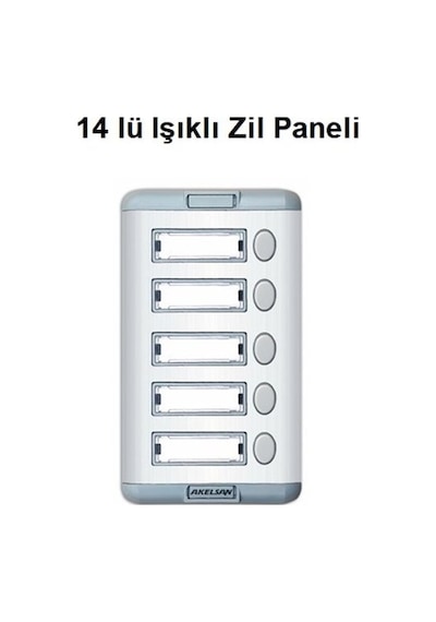 14 Lü Işıklı Zil Paneli