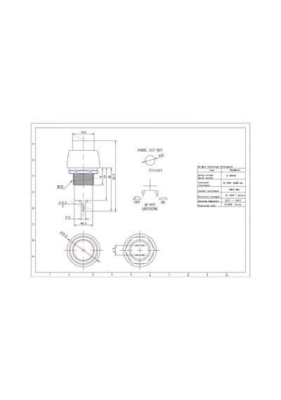 Ic-190 Sarı Buton Yuvarlak Plastik Kalıcılı 10mm