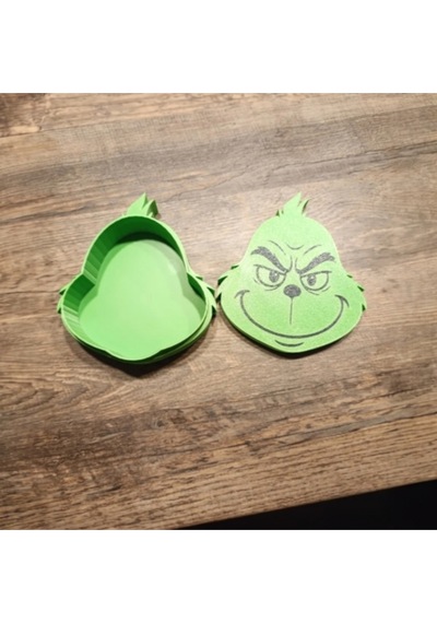Grinch Tasarımlı Çok Amaçlı Dekoratif Saklama Kutusu