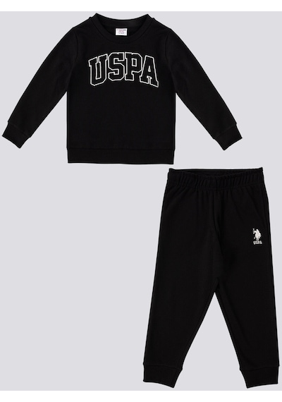 U.s. Polo Assn Siyah Lacivert Eşofman Takımı 5274-42508 Siyah