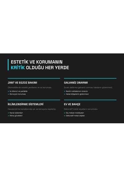 Ws-galvanal Cristall Alüminyum Sprey Boya 400 C Isıya Dayanıklı