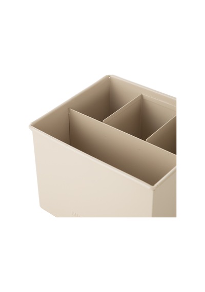 Mudo Home Roma Bölmeli Düzenleyici Mat Bej 19x16x13