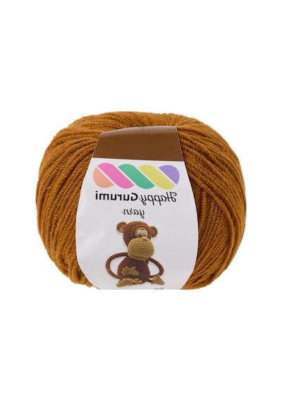 Açık Kahverengi Amigurumi Örgü İpi, 50gr 130m Uzunluğunda