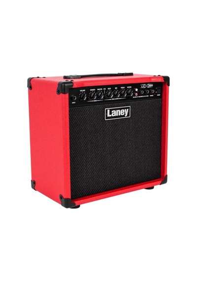 Laney Lx35r-red Elektro Gitar Amfisi Kırmızı 35w Güç Reverb Efekti Retro Kırmızı Kaplama