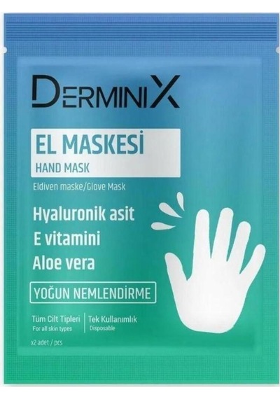 Derminix Hyaluronik Asit & E Vitamini & Aloe Vera Ayak Maskesi