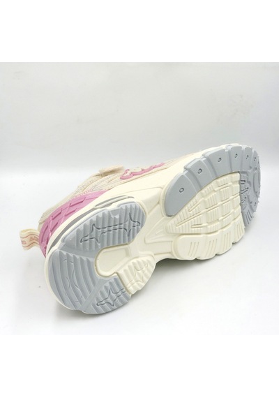 Kappa Kp-4061f Bej Renk Cırtlı Kız Çocuk Sneaker Spor Ayakkabı