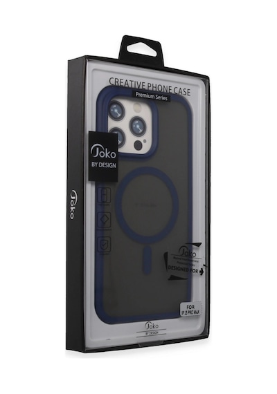 Joko Apple İphone 15 Pro Max Toras Airbag Magsafe Kapak - Lacivert 0.2M-Çok Renkli