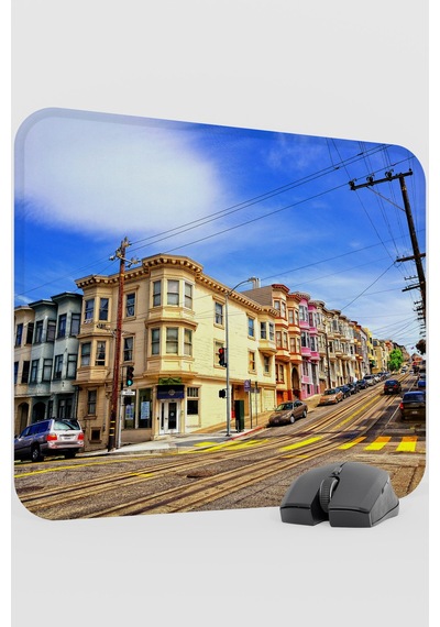 San Francisco Kaliforniya Abd 2 V1 48x40 Xl Gaming Kauçuk Kaymaz Taban Mouse Pad Fare Altlığı
