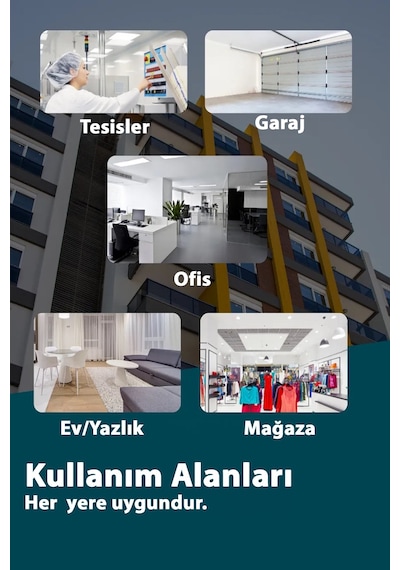 100 W Kristal Led Bant Armatür 120 Cm Yüksek Işık 2 Adet Beyaz