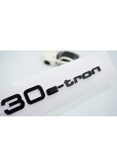 30 E-tron Bagaj Siyah Abs Yazı Logo Audi İle Uyumlu