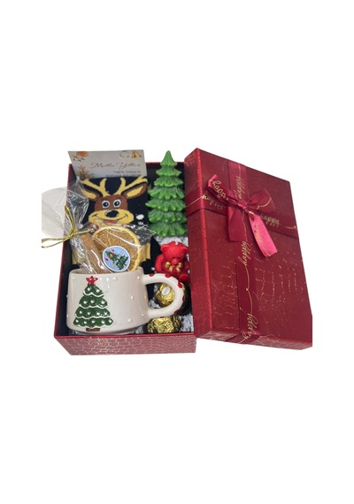 Yılbaşı Noel Christmas Konsept Hediye Kutusu Seti