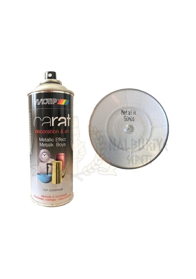 Motip Carat Metalik Gümüş Sprey Boya 400 ML