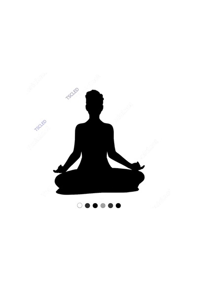 Elleri Dizlerinin Üzerinde Yoga Yapan Kadın 17Cm