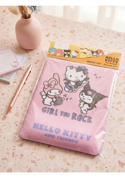 Kuromi & Hello Kitty Lisanlı Bilek Destekli Mousepad