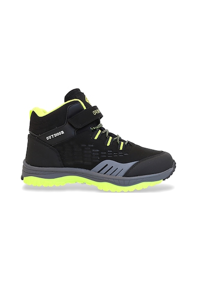 Kidessa 1767 Anatomik Tabanlı Bantlı Çocuk Trekking Spor Bot Siyah Çok Renkli