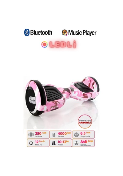 Citymate Elektrikli Kaykay Akıllı Denge Hoverboard + Hoverkart + Çanta Full Ledli Extrem Paket D05