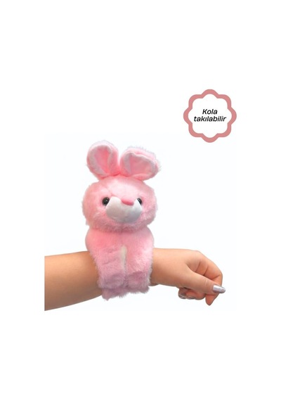 Kızılkaya Bileğe Takılan Peluş Tavşan 16 Cm 2505034 Çok Renkli