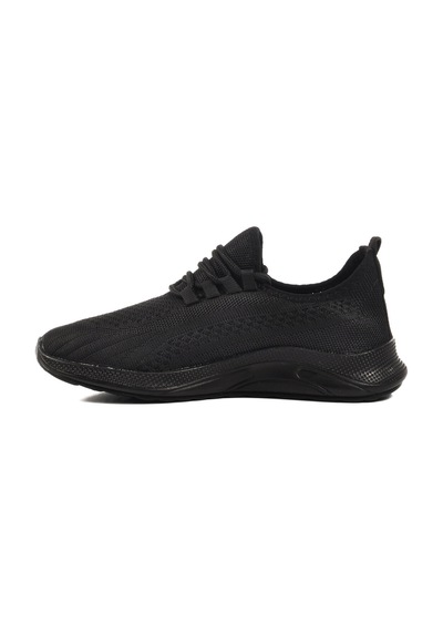 Siyah Triko Hafif Unisex Spor Ayakkabı Pına 101 G Siyah-siyah Siyah