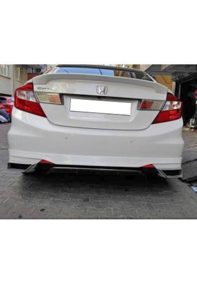Honda Civic Fd6 Egzoz Görünümlü Difüzör (Plastik)
