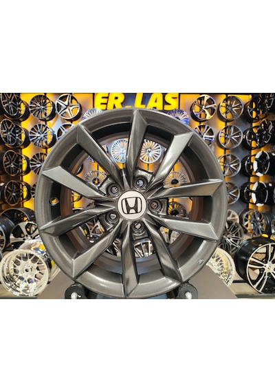 4 Adet Honda  7 16 5 114.3 Et45 64.1 Füme Jant Revize Edilmiş Takım