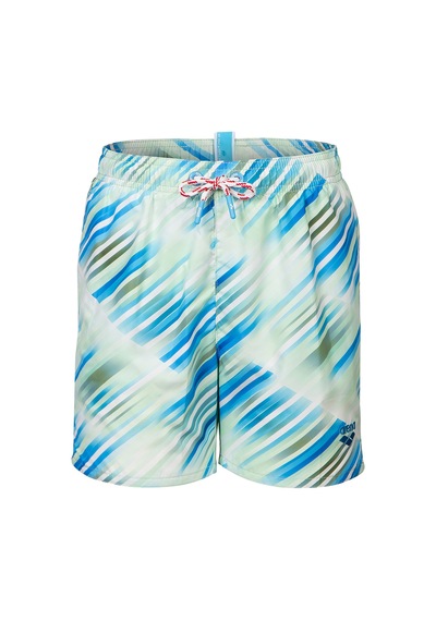 Arena Water Prints Beach Çocuk Yeşil Deniz Şortu 007186631