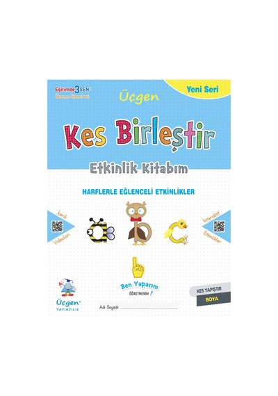 Üçgen 1.Sınıf Kes Birleştir Etkinlik Kitabım